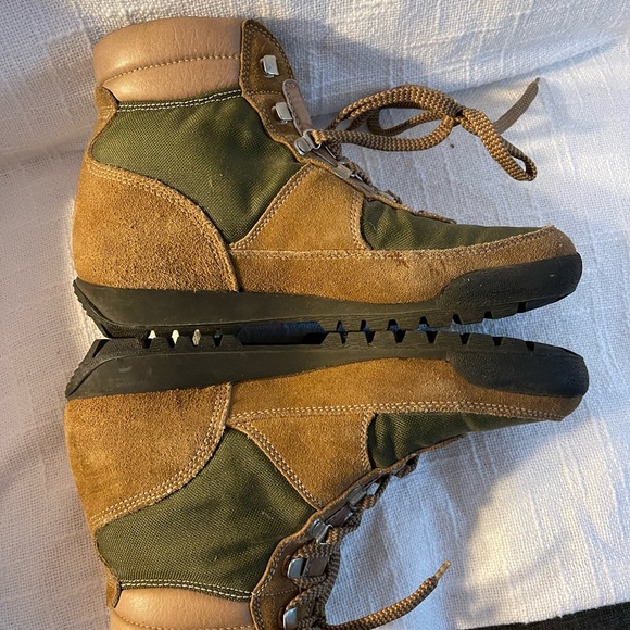 Vintage Fabiano Suede and Canvas Walking Boots Size 7 M - Picture 4 of 7